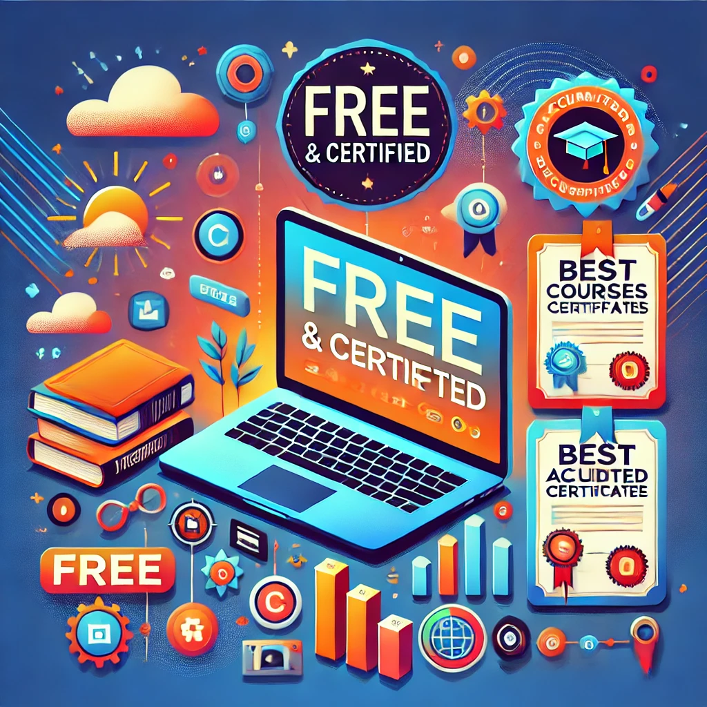 أفضل كورسات مجانية بشهادات معتمدة