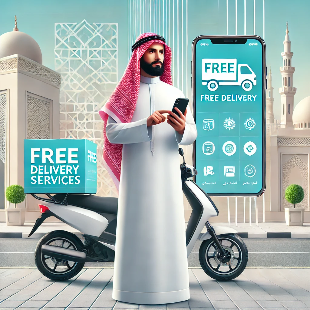 تطبيق توصيل مجاني