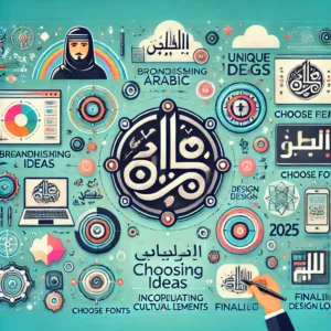 خطوات إنشاء لوقو عربي مميز 2025