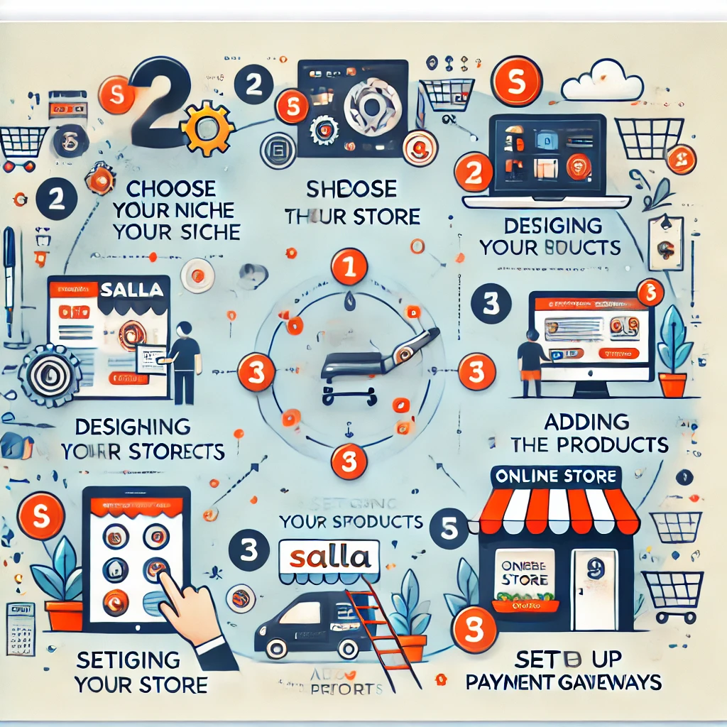 خطوات إنشاء متجر سلة ناجح