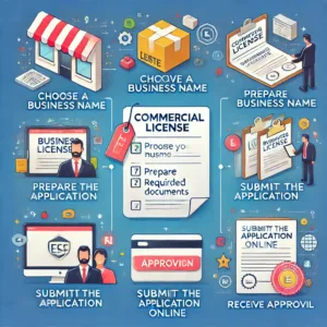 خطوات الحصول على سجل تجاري لمتجر إلكتروني