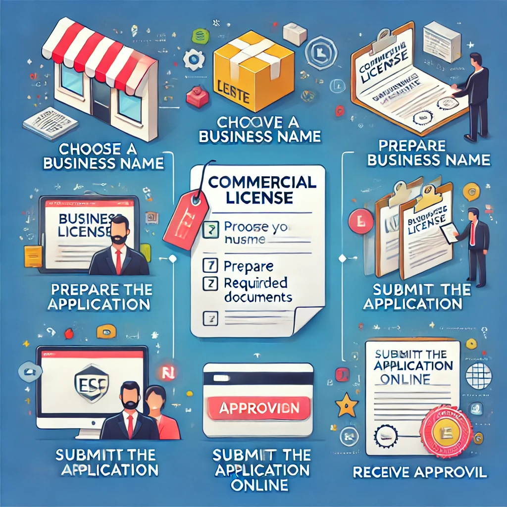 خطوات الحصول على سجل تجاري لمتجر إلكتروني