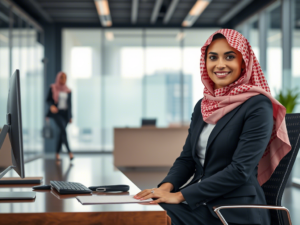 سيدة أعمال سعودية