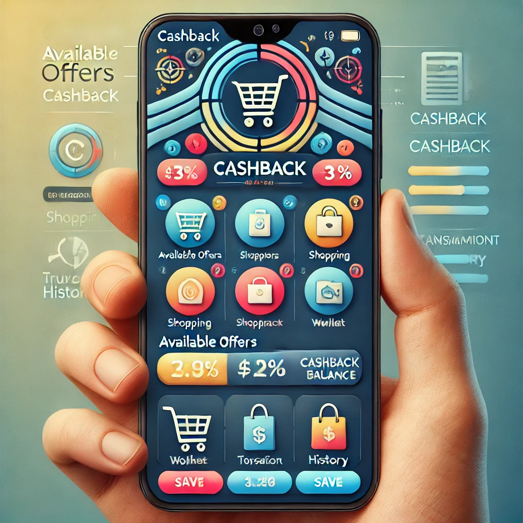 تطبيق استرداد النقود على شاشة الهاتف