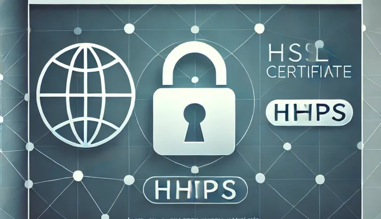 رمز شهادة SSL على موقع إلكتروني