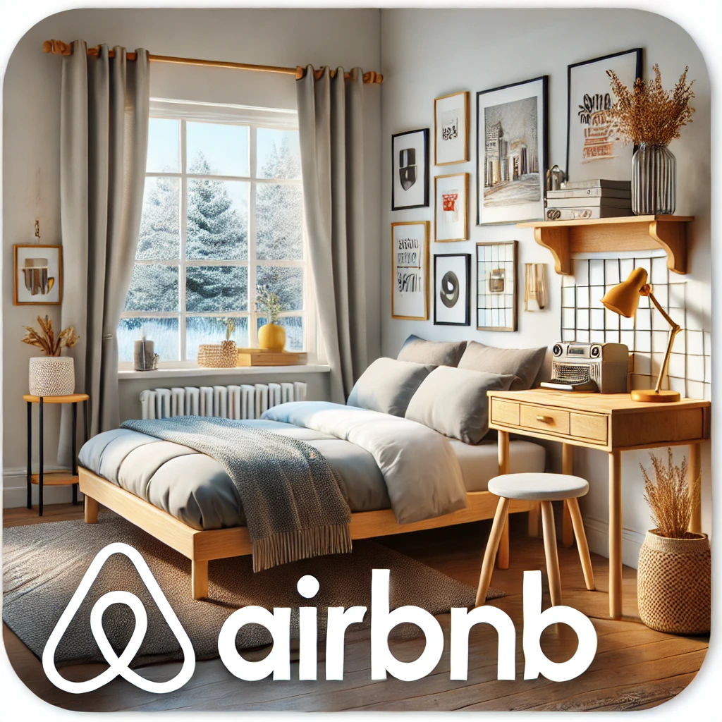 غرفة مؤجرة عبر منصة Airbnb