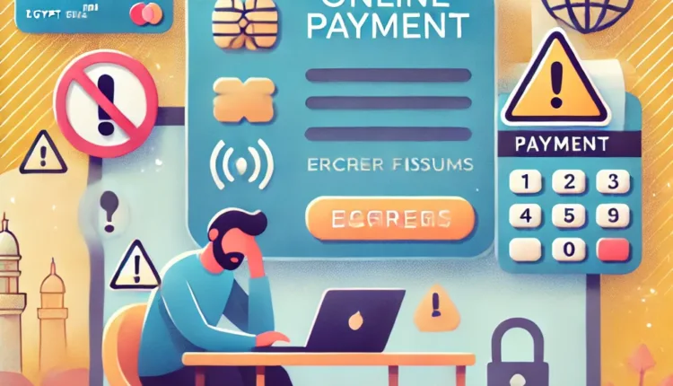مشاكل الدفع الإلكتروني