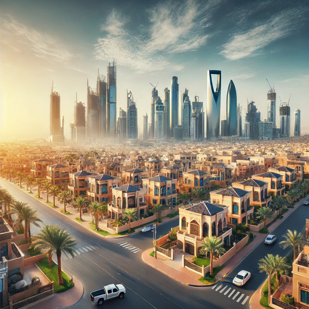 منظر عام للعقارات في السعودية