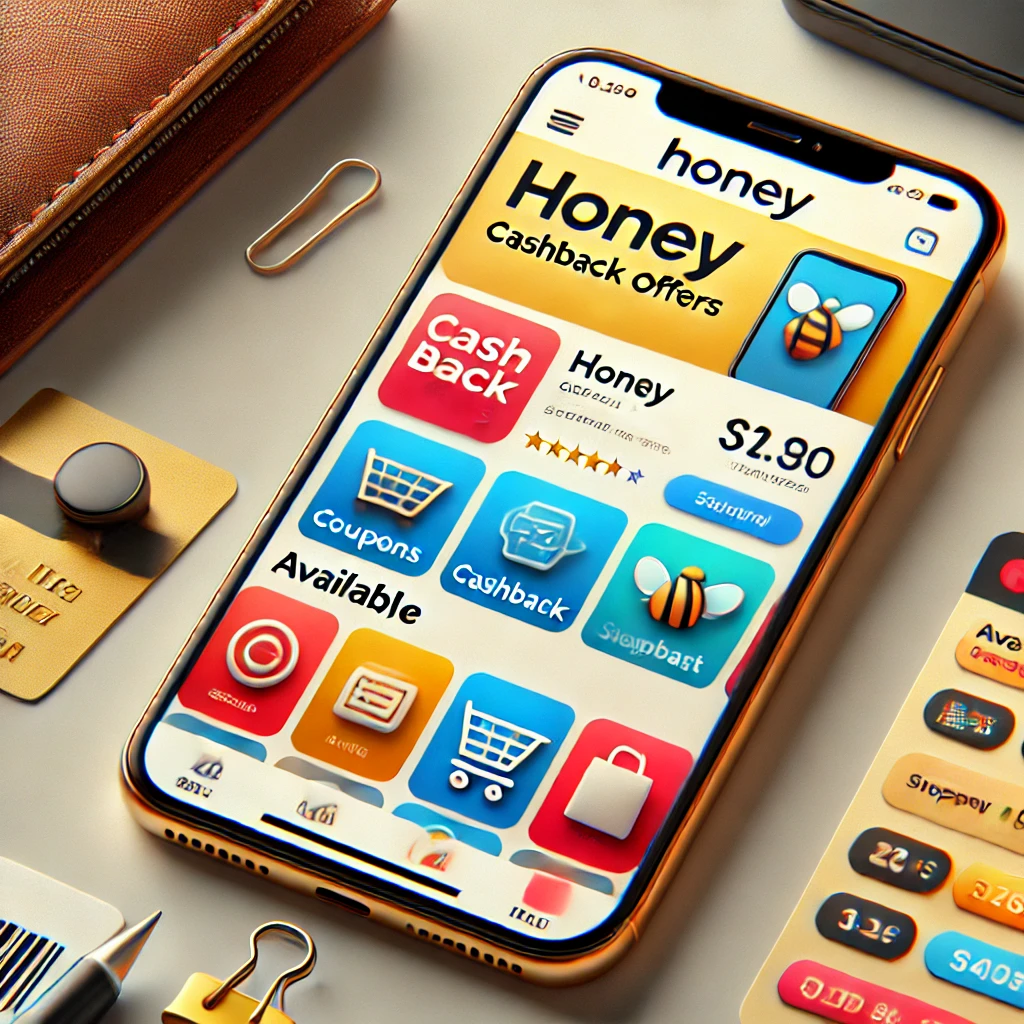 واجهة تطبيق Honey