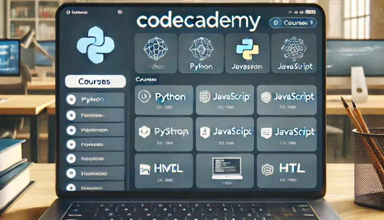 واجهة منصة Codecademy