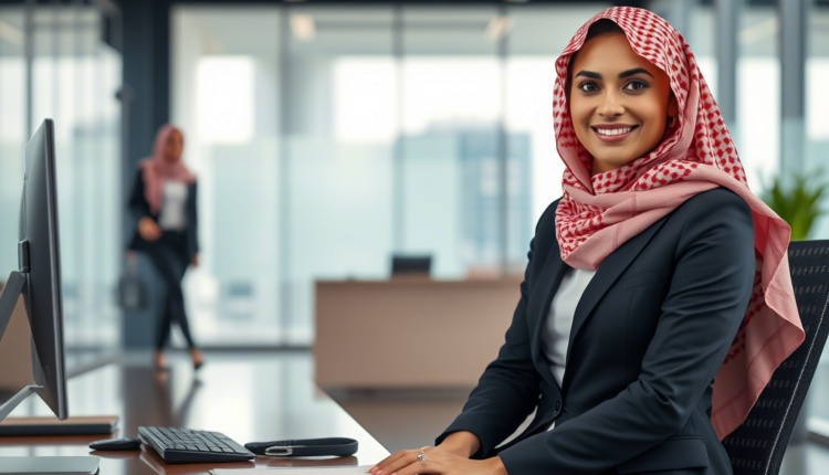 سيدة أعمال سعودية